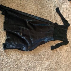 Black sparkle gown size 2